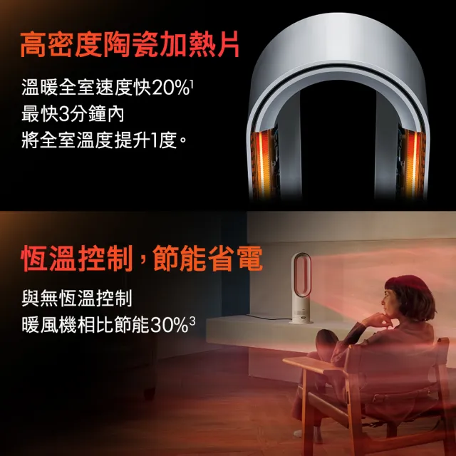 【dyson 戴森】HD16 吹風機 溫控 負離子(普魯士藍限定色) + AM15 涼暖風扇  (超值組)