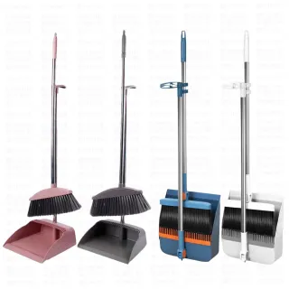 【同闆購物】站立式掃把組 [固定款] 掃把畚箕組 折疊掃把組 掃把組 畚斗 畚箕 伸縮掃把 摺疊掃把 家用清潔