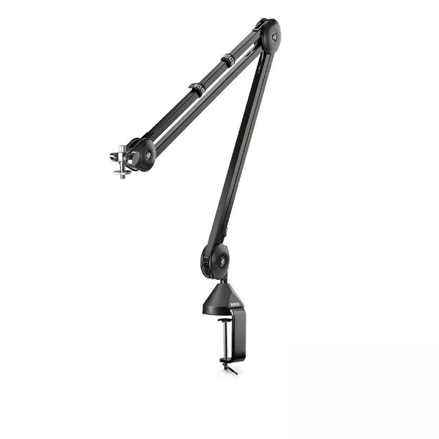  RODE PSA1 懸臂式麥克風架是專業錄音周邊必備，水平伸展82cm、垂直伸展84cm，提供靈活調整角度。載重範圍700g至1.1kg，適合多種麥克風使用，重量僅1.73kg，安裝簡易。內容物包含PSA1主體，完美適用於播客、直播、音樂錄製等工作室環境，提升錄音品質與空間利用。 