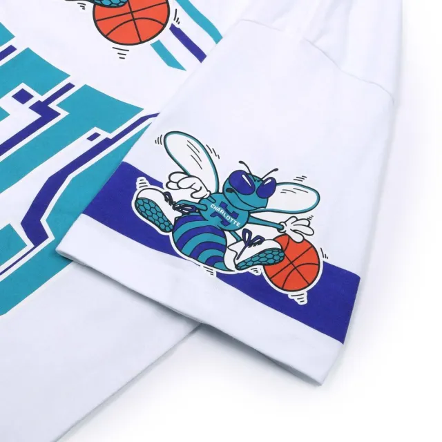 【MITCHELL & NESS】NBA TEAM ORIGINS PREMIUM SS TEE 黃蜂 白 短袖 上衣 T恤