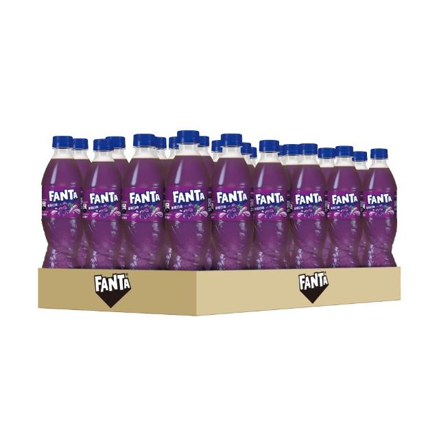 【Fanta 芬達】葡萄寶特瓶600mlx24入/箱