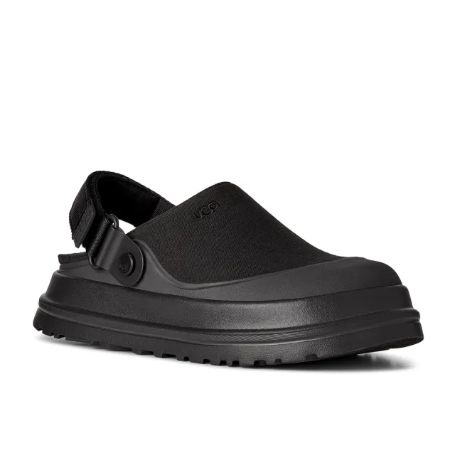 【UGG】穆勒鞋 拖鞋 女鞋 GoldenGlow Canvas Clog 黑色 UG1175295BLK
