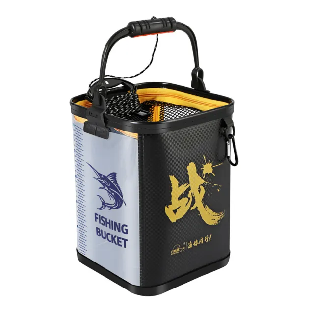 【LEZUN 樂尊】釣哈哈加高洗手桶 黑坑打水桶加厚EVA(釣魚桶 打水桶 黑坑桶 魚桶 取水桶)