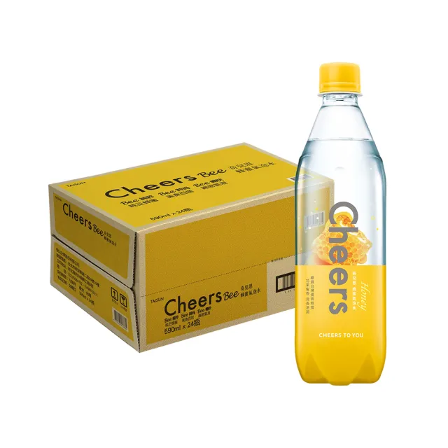【泰山】CheersBee蜂蜜氣泡水590mlx24入/箱(官方直營)