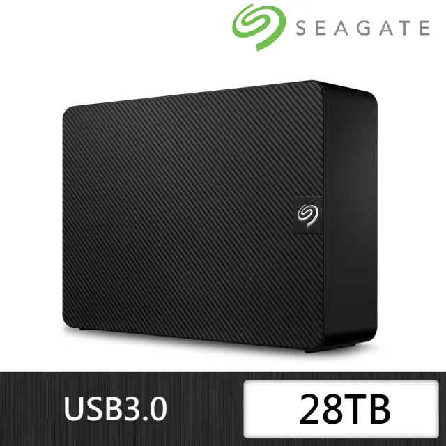 【SEAGATE 希捷】28TB新黑鑽Expansion Desktop Drive 外接硬碟(STKP28000400)
