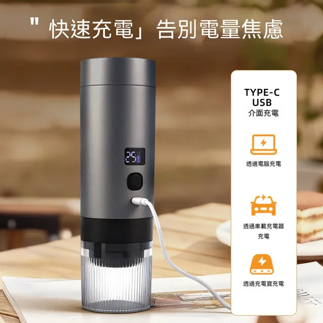 YISO易搜 3合1隨身咖啡機 迷你全自動咖啡機 便攜式意式咖啡機(全自動萃取/迷你便攜/意式半自動)