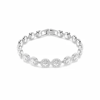 【SWAROVSKI 施華洛世奇】官方直營 Una Angelic Tennis 手鏈 圓形切割 | 5682279