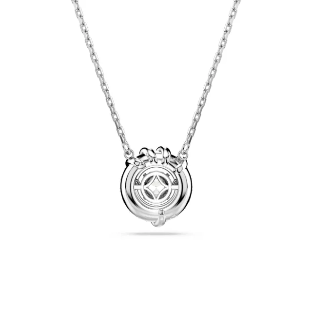 【SWAROVSKI 施華洛世奇】官方直營 Dragon & Phoenix 鏈墜 龍爪 白色 鍍白金色/鍍玫瑰金色(2色任選 )