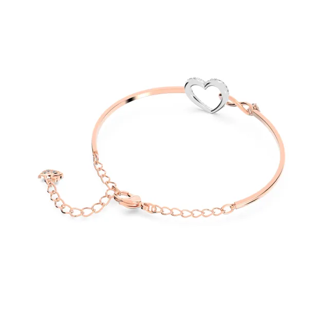 【SWAROVSKI 施華洛世奇】官方直營 Infinity 手鐲 無限符號和心形 | 5518869