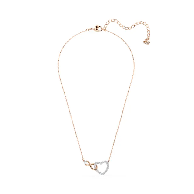 【SWAROVSKI 施華洛世奇】官方直營 Hyperbola 項鏈 無限符號和心形 愛心 | 5518865