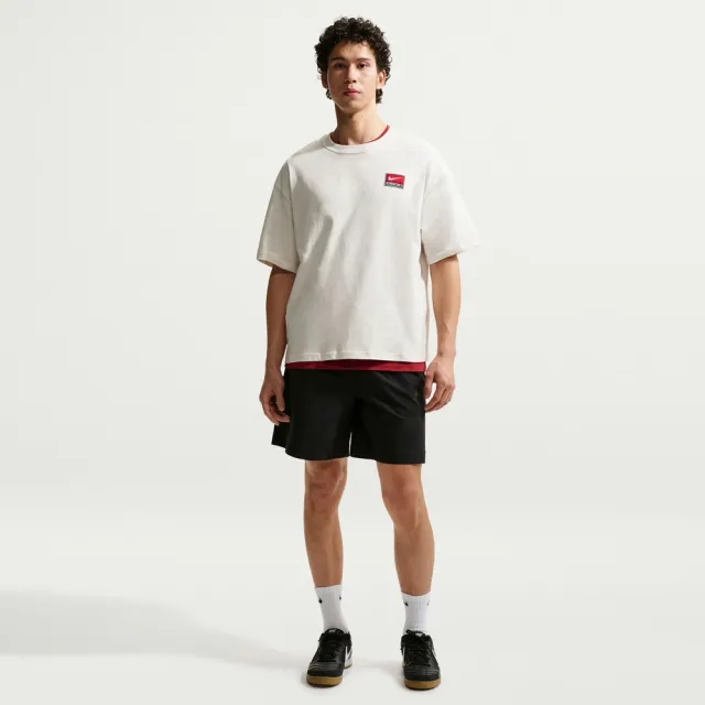 【NIKE 耐吉】AS M NL SS BOXY KNIT TOP 男 短袖上衣 運動 休閒 寬鬆 米白(II4380030)