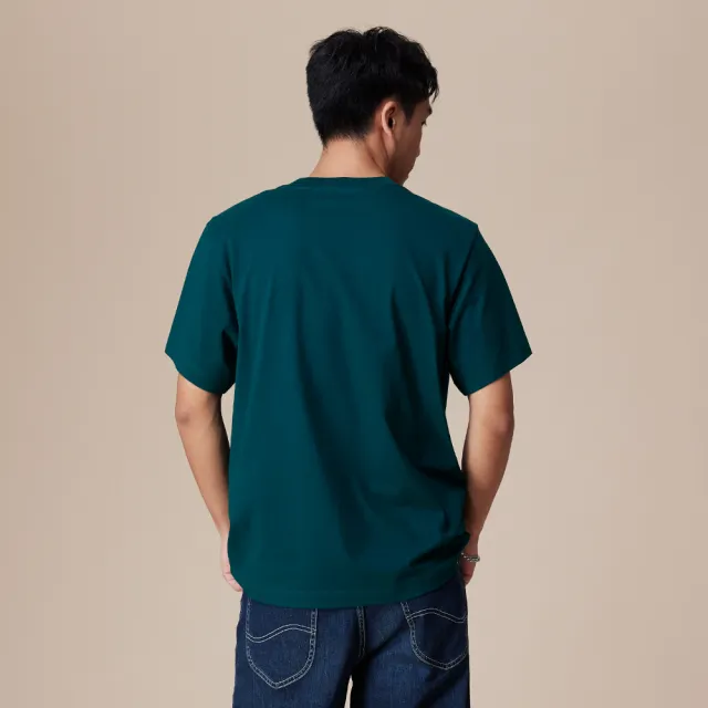【Lee】男裝 短袖T恤 / 經典小LOGO刺繡 共2色 舒適版型 / LB602006718 LB602006K11