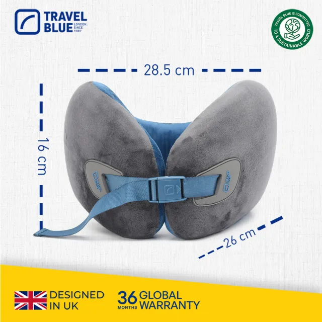 【Travel Blue 藍旅】新色上市 豪華頸枕  低調奢華/頭等艙等級頸枕(飛機枕/旅行頸枕)