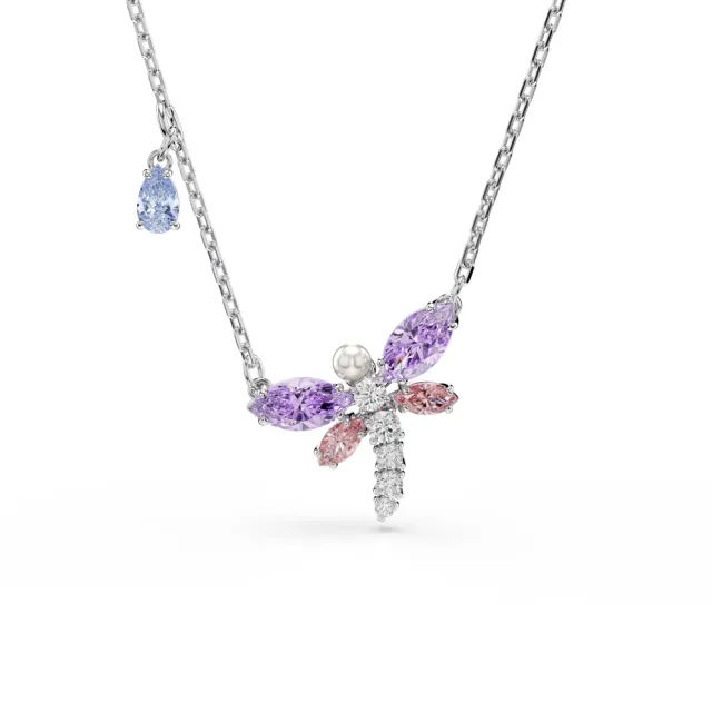 【SWAROVSKI 施華洛世奇】官方直營 Ariana Grande x Swarovski 蜻蜓鏈墜 混合式切割 漸層色 | 5737383