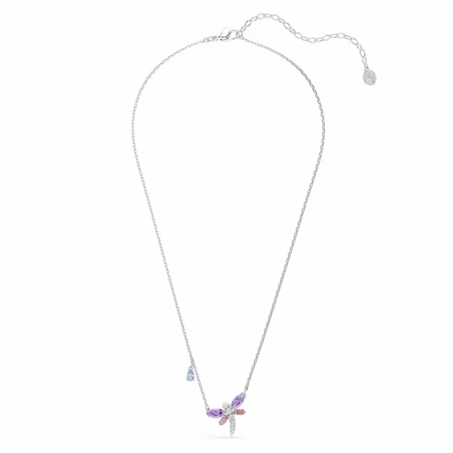 【SWAROVSKI 施華洛世奇】官方直營 Ariana Grande x Swarovski 蜻蜓鏈墜 混合式切割 漸層色 | 5737383