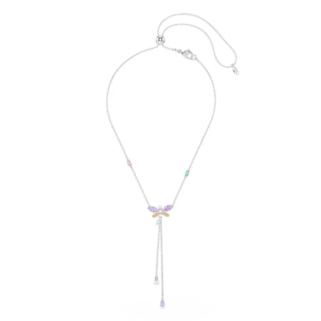 【SWAROVSKI 施華洛世奇】官方直營 Ariana Grande x Swarovski 蜻蜓Y形項鏈 漸層色 混合式切割 |5749183