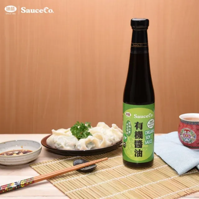 【味榮】有機豆麥醬油420ml