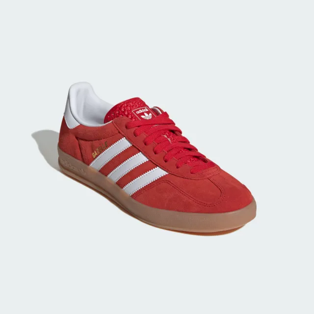 【adidas 愛迪達】GAZELLE INDOOR 運動休閒鞋 滑板復古 男鞋/女鞋-Originals JI2063