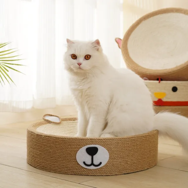 【MIAO FAIRY 喵仙兒】劍麻貓抓盆系列-寶貝熊/咕咕雞(貓抓板/貓玩具)