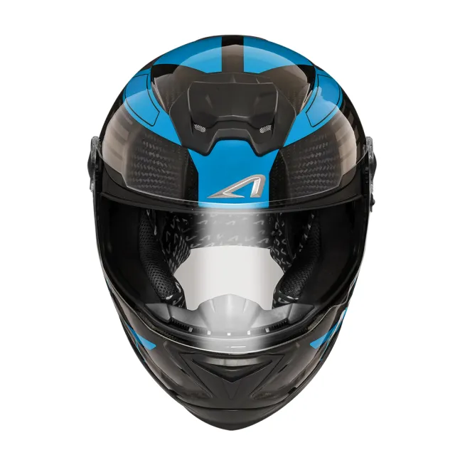 【ASTONE】官方直營-GT1000F AC12 2023 透明碳纖/藍(碳纖維 全罩式 安全帽)