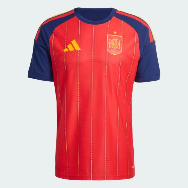 【adidas 愛迪達】世界盃 西班牙 主場球員版 短袖球衣  吸濕排汗 男 JN4366