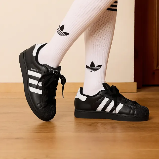 【adidas 愛迪達】SUPERSTAR II 運動休閒鞋 貝殼鞋  男鞋/女鞋 - Originals JI0079