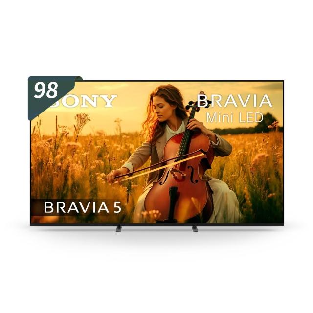 【SONY 索尼】BRAVIA 5 98型XR Mini-LED 4K-HDR Google TV顯示器(Y-98XR50)