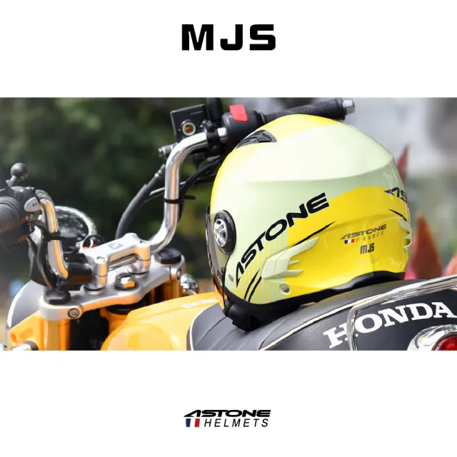 【ASTONE】官方直營-MJS AS9 AS11 素色 3/4罩式 安全帽(白/紅 平黑 白 米白)