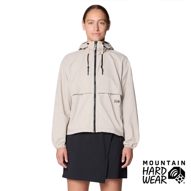 【Mountain Hardwear】Stryder™ Jacket W 防曬防風連帽外套 蚌殼白 #2149151