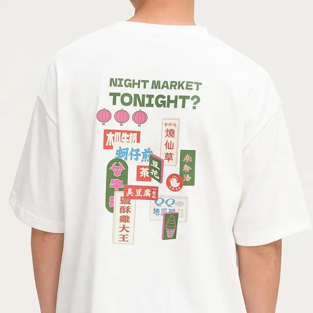【plain-me】JNP 短袖 涼感防曬 短T 休閒短袖 夜市招牌_JNP01153-261