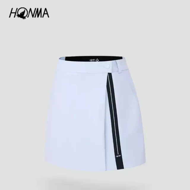 【HONMA 本間高爾夫】女款鬆緊運動短裙 2026春夏新款 日本高爾夫專業品牌(XS-L 白色/粉色/藍色HWMC902R212)