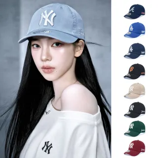 【MLB】可調式軟頂棒球帽 勇士/道奇/巨人/洋基隊(3ACPB245N-多款任選)