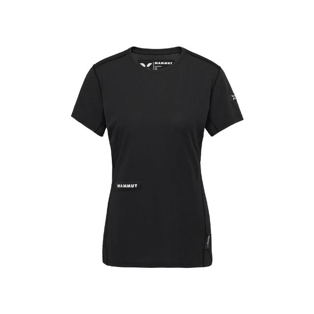 【Mammut 長毛象】Eiger Nordwand FL T-Shirt W 極限艾格短袖排汗衣 黑色 女款 #1017-06900