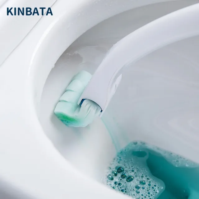 【FIFIOO 杏屋家居】日本KINBATA可溶解拋棄式馬桶刷補充包(24入)