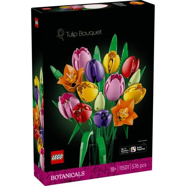 【LEGO 樂高】Botanicals 11501 鬱金香花束(花藝 居家擺設 積木 玩具)