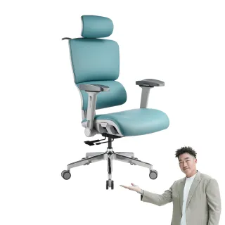 【i-Rocks】T07 EVO 人體工學椅-水盾革-松石綠