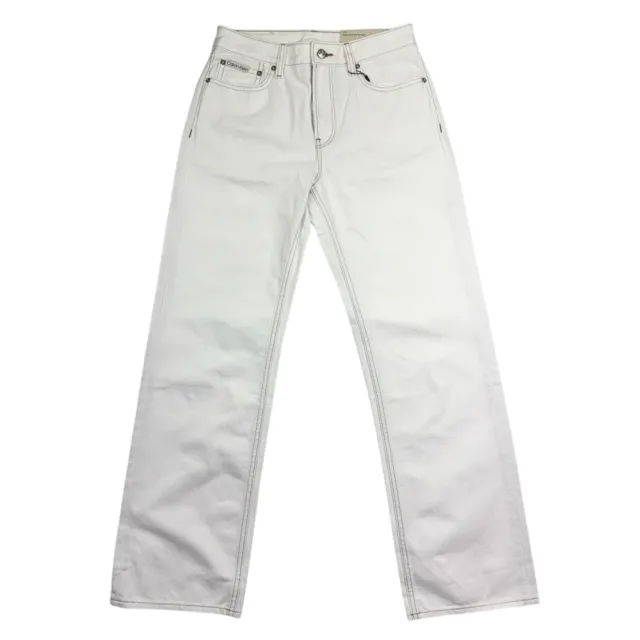 【CALVIN KLEIN】寬鬆直筒 CK 女款 牛仔長褲 Jeans 丹寧褲 中腰 修身 純棉 休閒 牛仔褲 @1795EA5