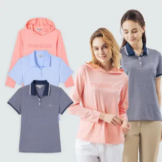 【TRAVELER 旅行者】女多款吸排/消臭上衣｜241TR805.806.838