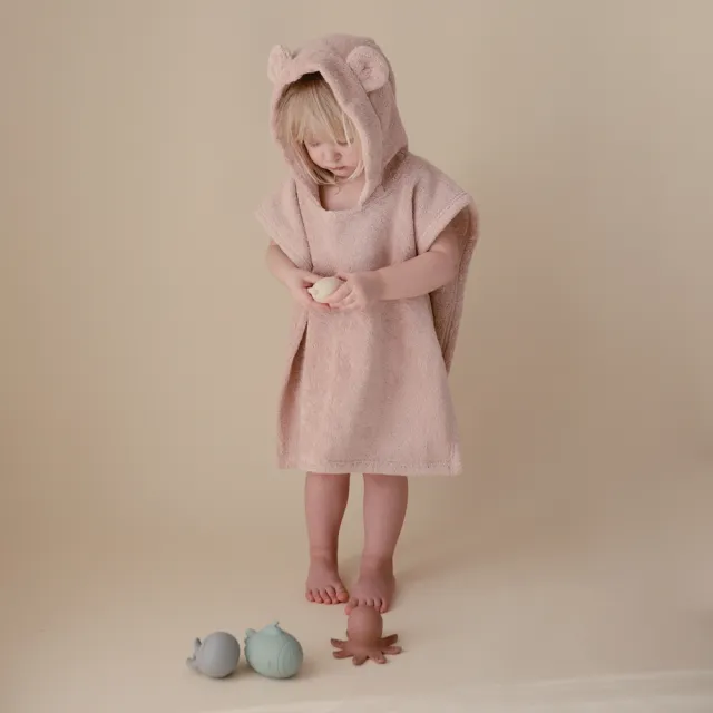【Mushie】洗澡玩具四件組(幼兒玩具 洗澡玩具 兒童戲水 浴室玩具 食品級矽膠 玩具  認知發展 感覺統合)