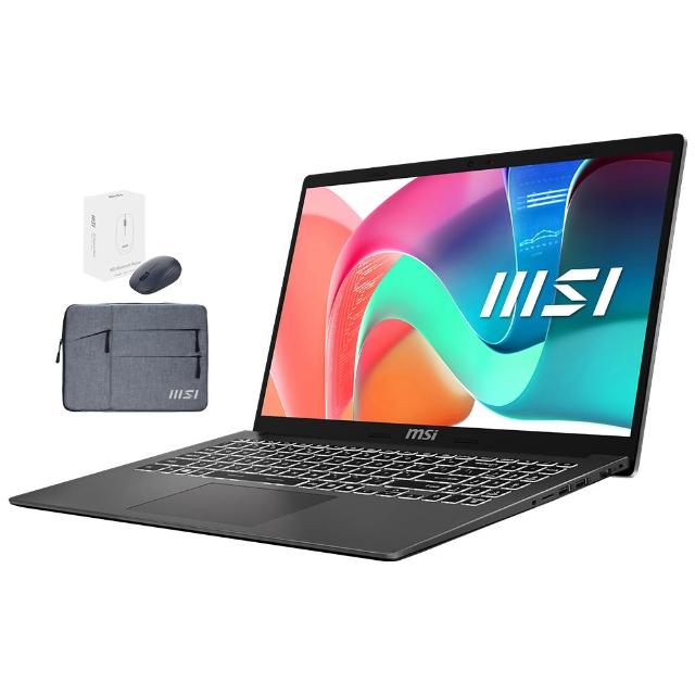 【MSI 微星】▲特仕版 15.6吋 商務筆電(Modern 15 F1MXG-1023TW/Core 7 150U/24G/1T SSD/Win11/灰)