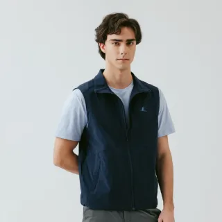 【TRAVELER 旅行者】男款涼感彈性防潑水抗UV背心｜261TR302