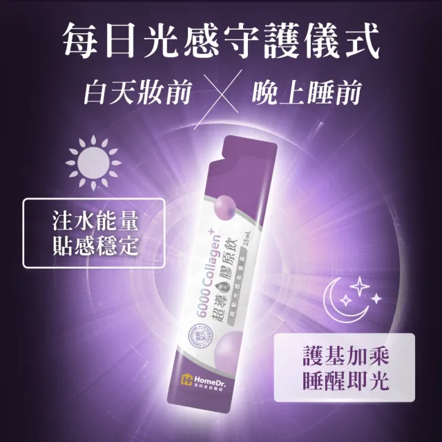 【Home Dr.】超導極光膠原飲x1盒(25ml/包 10包/盒 6000mg膠原)_TVAPP