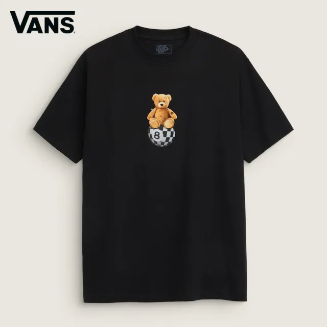 【VANS】官方旗艦 8ball Bear 黑色短袖T恤