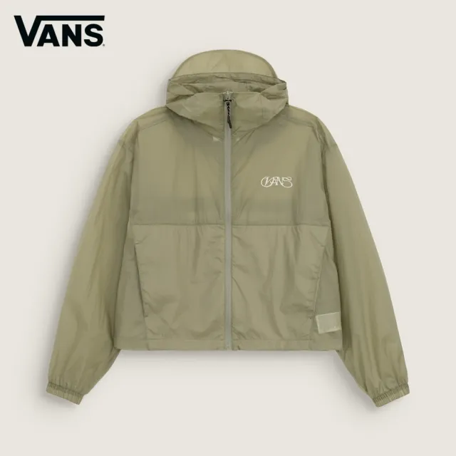 【VANS】官方旗艦 Cropped UV Visor 女款綠色外套