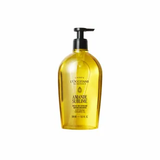 【L’Occitane 歐舒丹】官方直營 杏仁極緻柔膚沐浴油500ml(沐浴膠/保濕/卸防曬)