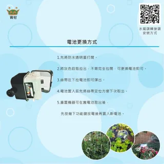 【特力屋】田園樂 球閥自動澆水定時器 電池