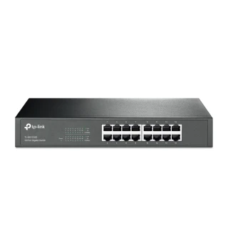 【TP-Link】TL-SG1016D 16埠Gigabit桌上/機架型乙太網路交換器(鋼殼)