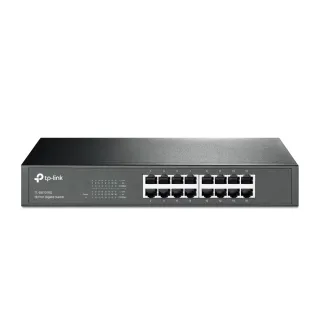【TP-Link】TL-SG1016D 16埠Gigabit桌上/機架型乙太網路交換器(鋼殼)