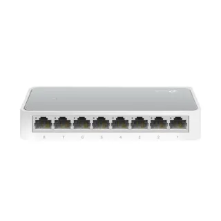 【TP-LINK】TL-SF1008D 8埠100Mbps桌上型乙太網路交換器
