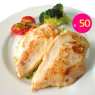 【卜蜂】醃漬去骨雞胸肉 超值50包組_共100片_momo老饕美味標章(200g/2片/包_團購.居家料理.露營燒烤)
